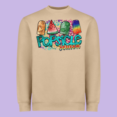 Popsicle Season Heavyweight Sweatshirt Designed By Sublimationcraftshop