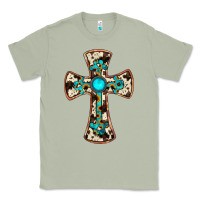 Matcha cowhide gemstone  cross Classic Tee - JahusDesignShop