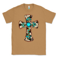 Toasted Coconut cowhide gemstone  cross Classic Tee - JahusDesignShop
