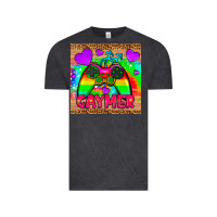 Vintage Black gaymer mousepad Vintage Tee - HRA Design Shop