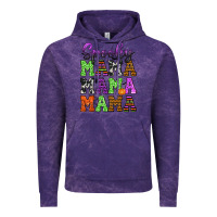 Cloud Purple Spooky Mama Vintage Hoodie - texasbilliewilder