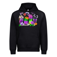 Black Halloween Coffee Cups Urban Hoodie - texasbilliewilder