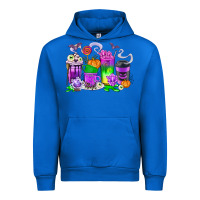 Cobalt Halloween Coffee Cups Urban Hoodie - texasbilliewilder