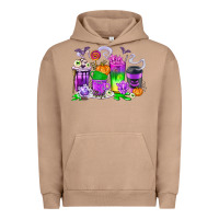 Pigment Burro Halloween Coffee Cups Urban Hoodie - texasbilliewilder