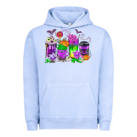 Pigment Grape Ice Halloween Coffee Cups Urban Hoodie - texasbilliewilder