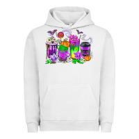 Pigment Lunar Rock Halloween Coffee Cups Urban Hoodie - texasbilliewilder