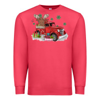 Cardinal christmas truck Premium Sweatshirt - MaliasSmallBusiness