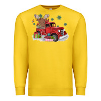 Lemon christmas truck Premium Sweatshirt - MaliasSmallBusiness