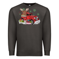 Smoke christmas truck Premium Sweatshirt - MaliasSmallBusiness