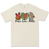 Bone peace love nails Premium Tee - BarkalooDesign