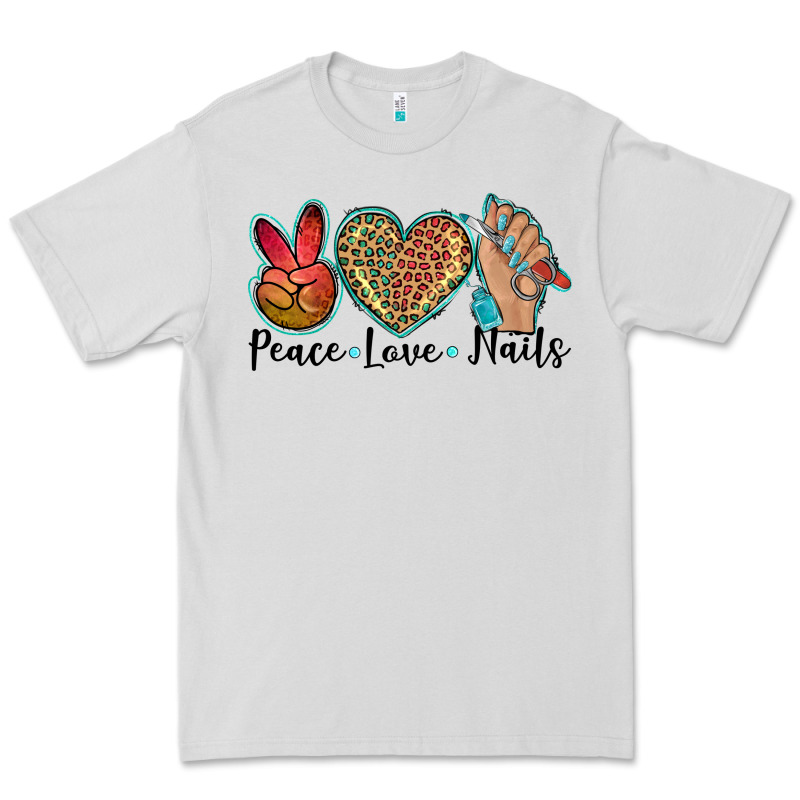 Peace Love Nails Premium Tee by BarkalooDesign | Teevron