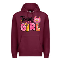 Burgundy team girl Premium Hoodie - Artiststas