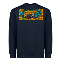 Navy mama sunflower libbey cup Heavyweight Sweatshirt - HRA Design Shop