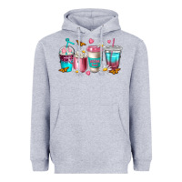 Heather Grey mom fuel coffee cups Heavyweight Hoodie - NancyCooperArtShop
