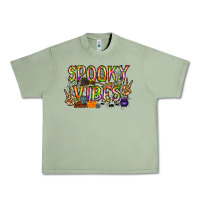 Oil Green spooky vibes Urban Heavy Tee - RacoonDesign