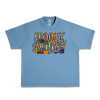 Pebble Blue spooky vibes Urban Heavy Tee - RacoonDesign