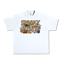 White spooky vibes Urban Heavy Tee - RacoonDesign