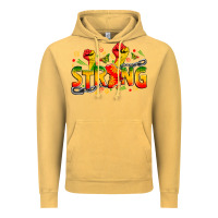 Vintage Mustard strong juneteenth Vintage Hoodie - Zillion Design Studio