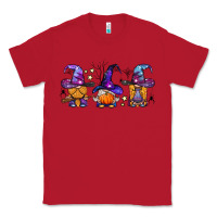 Red witch gnomes Halloween Classic Tee - BundleAndBundleShop