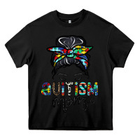 Black autism mom Heavy Core Tee - CowhideDigitalArt