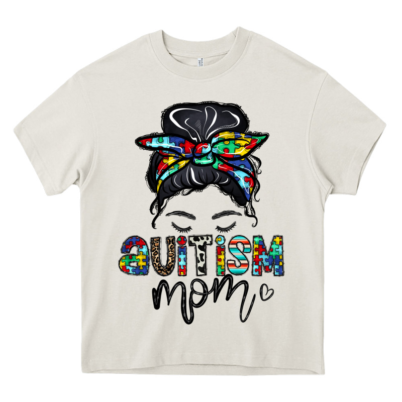 Autism Mom Heavy Core Tee by CowhideDigitalArt | Teevron