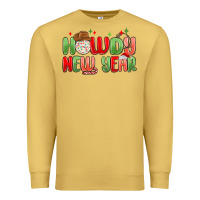 Antique Gold howdy new year Premium Sweatshirt - MaliasSmallBusiness