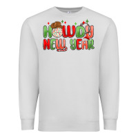 Dove Grey howdy new year Premium Sweatshirt - MaliasSmallBusiness