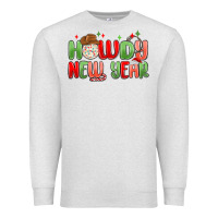 Oatmeal Heather howdy new year Premium Sweatshirt - MaliasSmallBusiness