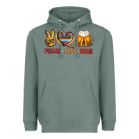 Sage peace love beer Heavyweight Hoodie - NancyCooperArtShop