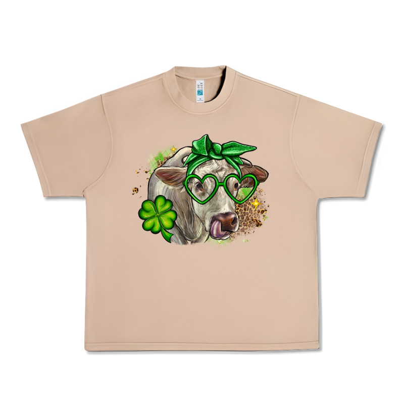 Charolais St. Patrick's Day Urban Heavy Tee by OliviaCreatesArt | Teevron