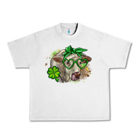 Lunar Rock Charolais St. Patrick's Day Urban Heavy Tee - OliviaCreatesArt