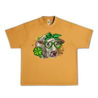 Peanut Butter Charolais St. Patrick's Day Urban Heavy Tee - OliviaCreatesArt