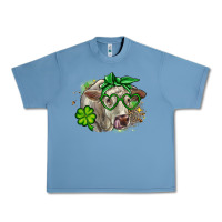 Pebble Blue Charolais St. Patrick's Day Urban Heavy Tee - OliviaCreatesArt