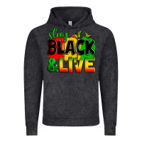 Vintage Black stay black and live Vintage Hoodie - Zillion Design Studio