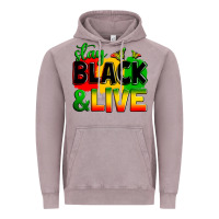Vintage Zinc stay black and live Vintage Hoodie - Zillion Design Studio