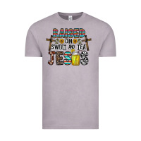 Vintage Zinc raised on sweet and tea jesus Vintage Tee - CowhideDigitalArt
