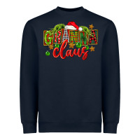 Navy Christmas granna claus Heavyweight Sweatshirt - FaDigitalArtStudio