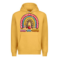 Mustard teach love inspire rainbow Premium Hoodie - Artiststas