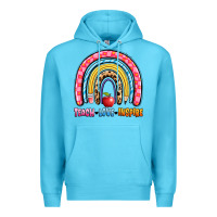 Ocean Blue teach love inspire rainbow Premium Hoodie - Artiststas