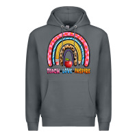 Rock teach love inspire rainbow Premium Hoodie - Artiststas