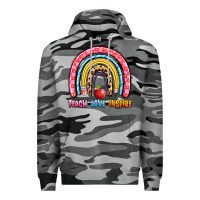 Slate Camo teach love inspire rainbow Premium Hoodie - Artiststas