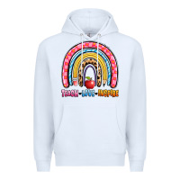 White teach love inspire rainbow Premium Hoodie - Artiststas