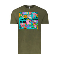 Vintage Olive western nurse Vintage Tee - AdoDesignShop