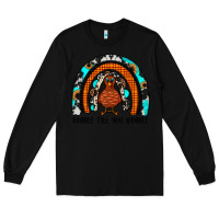Black gobble till you wobble rainbow Long Sleeve Tee - JahusDesignShop