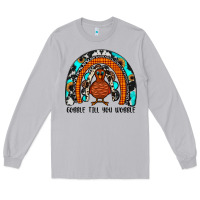 Moon Dust gobble till you wobble rainbow Long Sleeve Tee - JahusDesignShop