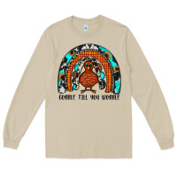 Mushroom gobble till you wobble rainbow Long Sleeve Tee - JahusDesignShop