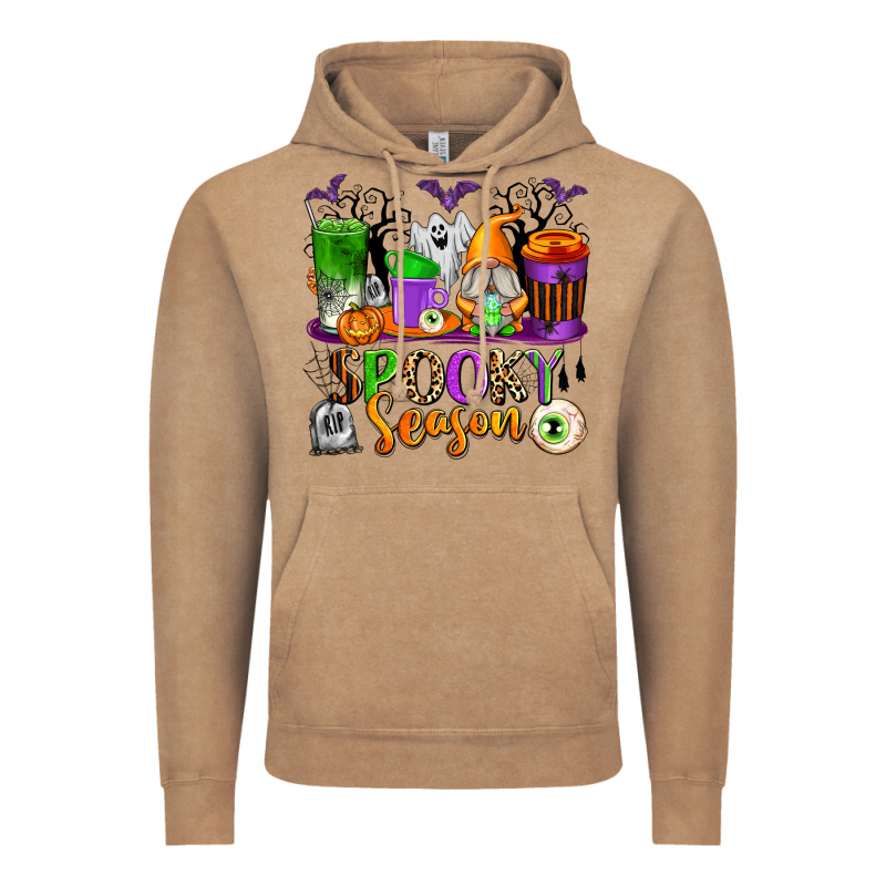 Spooky Season Coffee Cups Vintage Hoodie by texasbilliewilder | Teevron