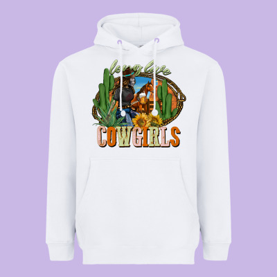 Long Live Cowgirls Heavyweight Hoodie Designed By Nancycooperartshop