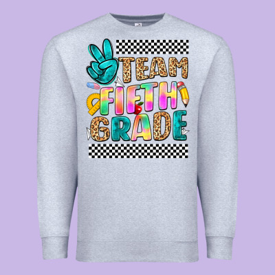 Team Fifth Grade Premium Sweatshirt Designed By Nancycooperartshop