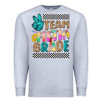 Heather Grey team fifth grade Premium Sweatshirt - NancyCooperArtShop